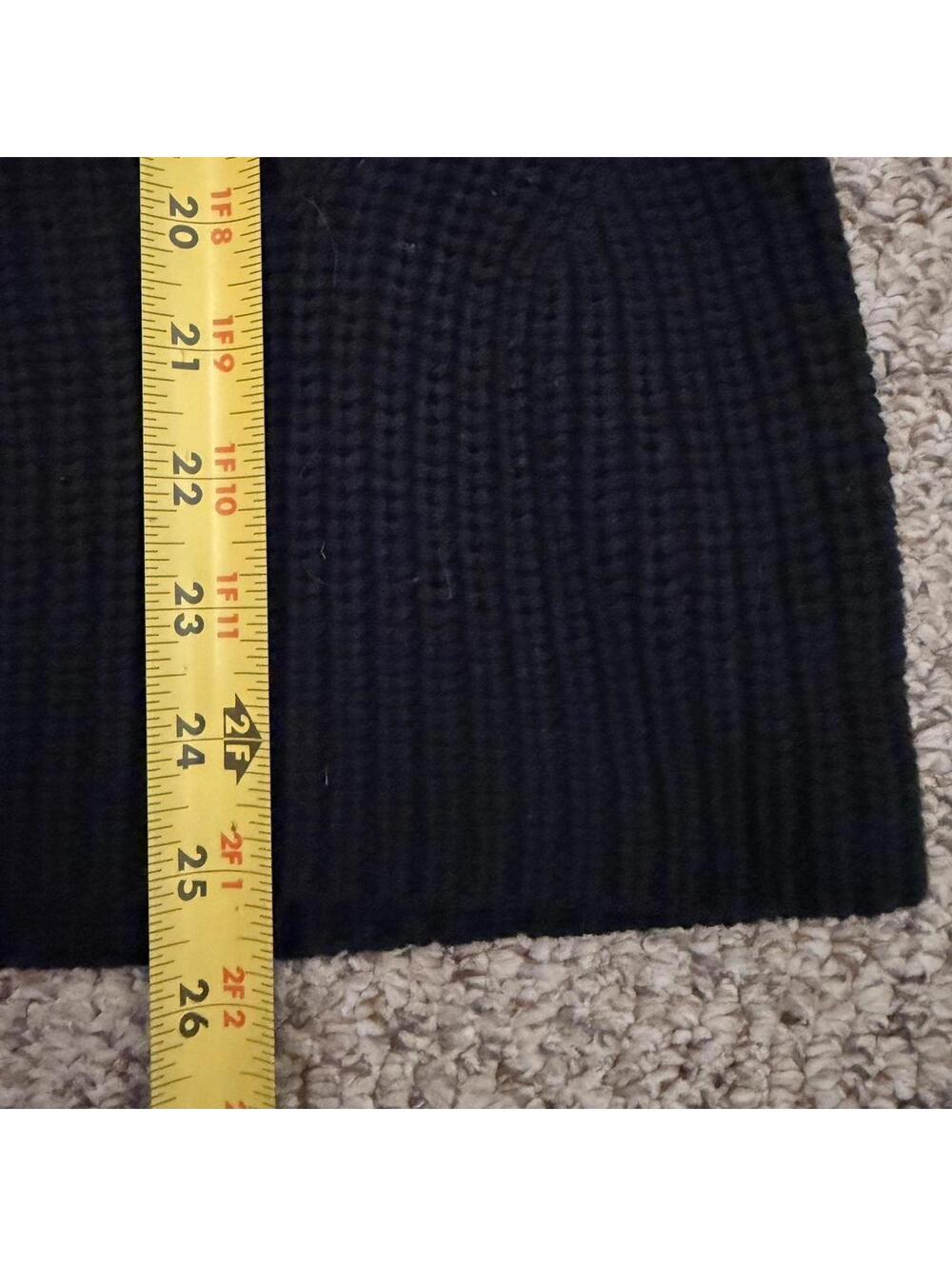Gap black ribbed knit 100% cotton sweater - Picture 7 of 8